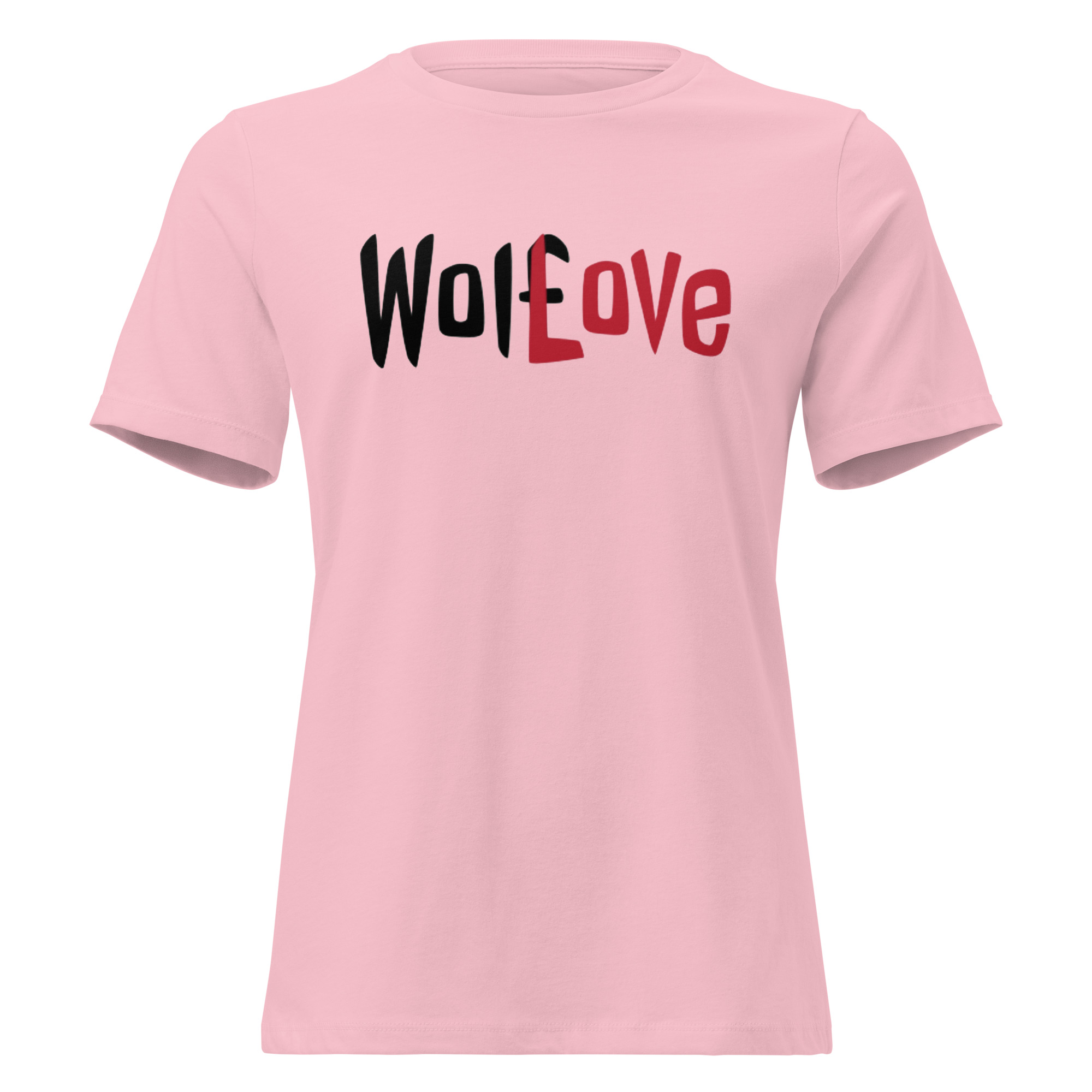 Wolf Love Pink Women's T-Shirt