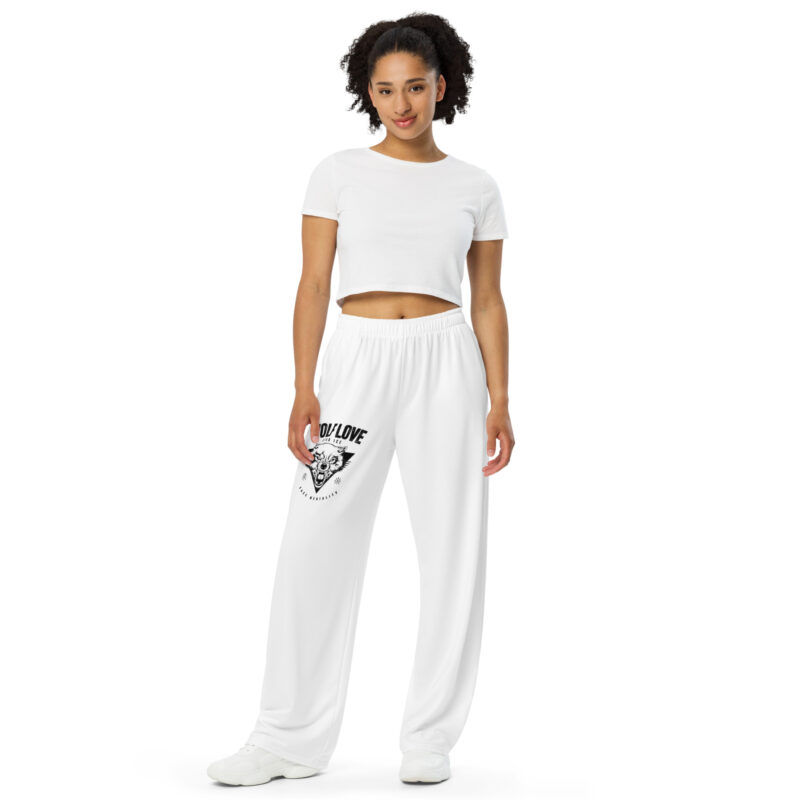 Wolfpack wide-leg pants